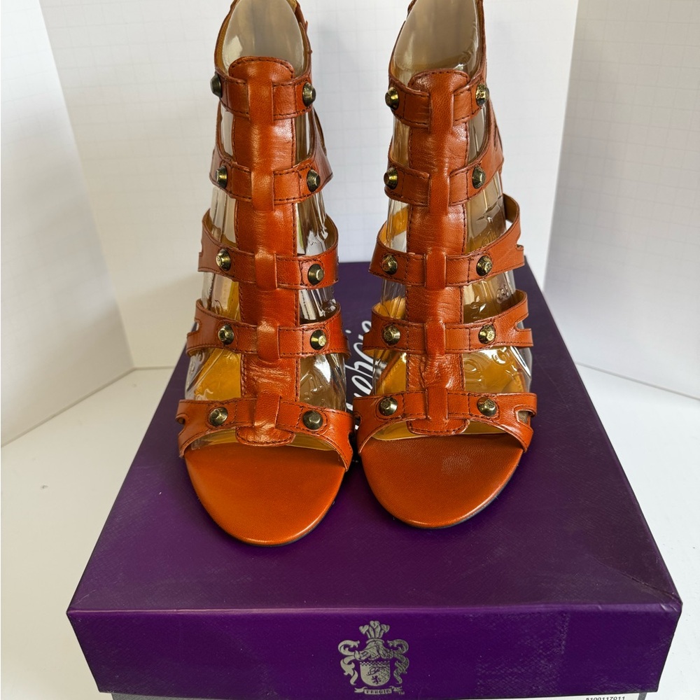 SALE!! Fergalicious Camel Sexy Gladiator Heel, sz 10